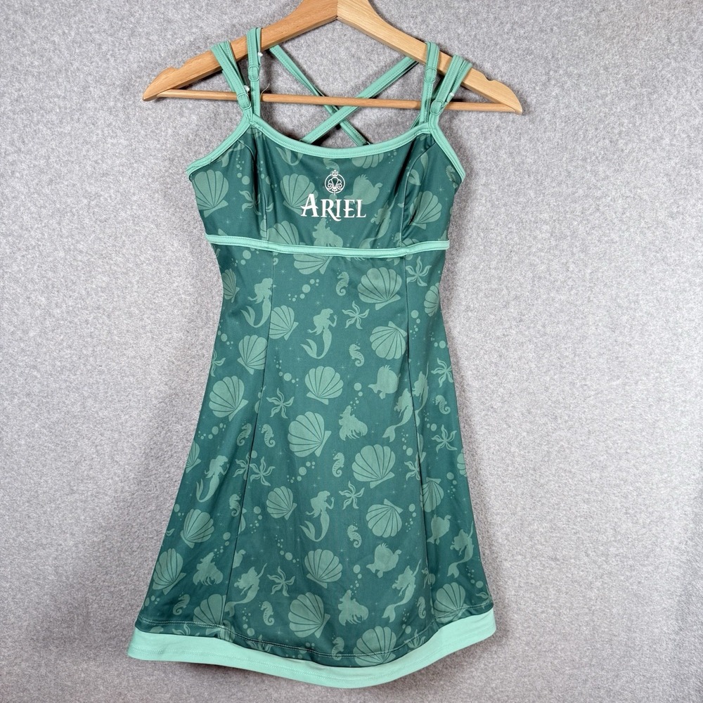 Box lunch the little mermaid ariel active dress womens XS green